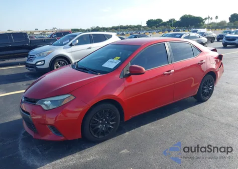 2015 Toyota Corolla Le из США, поврежденный, VIN 2T1BURHE7FC468274